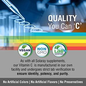 Solaray Vitamin C, 1000 mg, 100 VegCaps