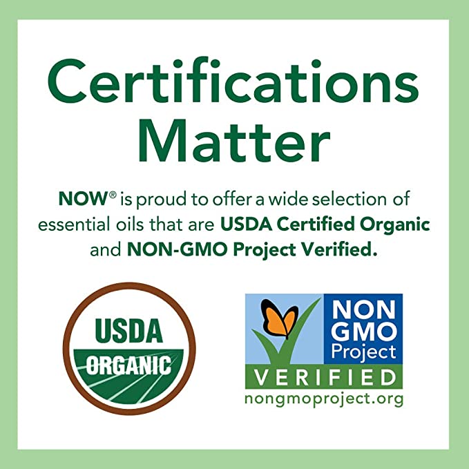 NOW Foods Organic Essential Oils Tea Tree, 1 fl oz