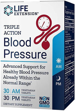 Life Extension Triple Action Blood Pressure, 60 Tabs - Discount Nutrition Store
