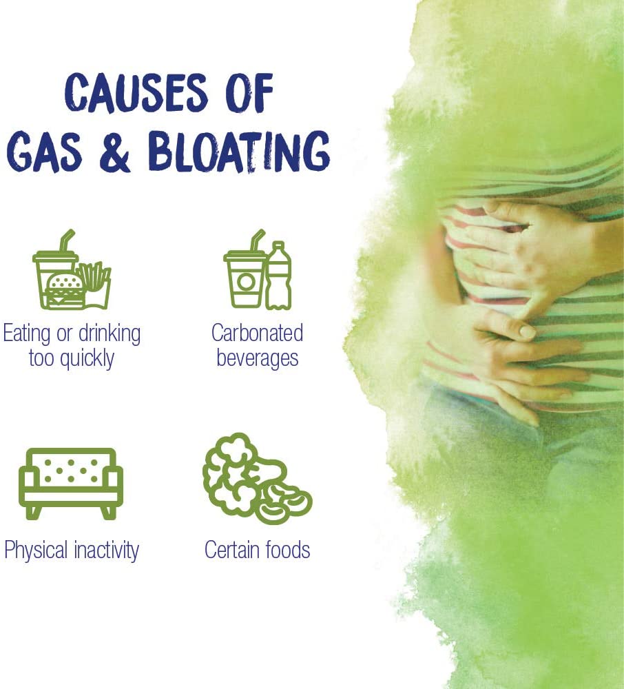 Boiron Gasalia Tablets for Relief from Gas Pressure, Abdominal Pain, Bloating, and Discomfort - 60 Count