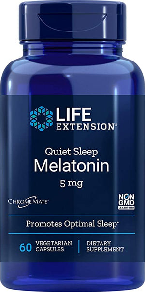 Life Extension Natural Sleep® Melatonin, 5 mg, 60 Vegetarian Capsules