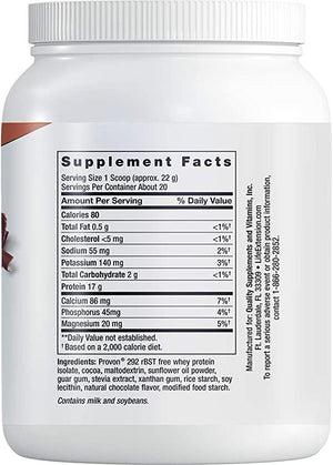 Life Extension Wellness Code Whey Protein Isolate Chocolate, 15.4 oz