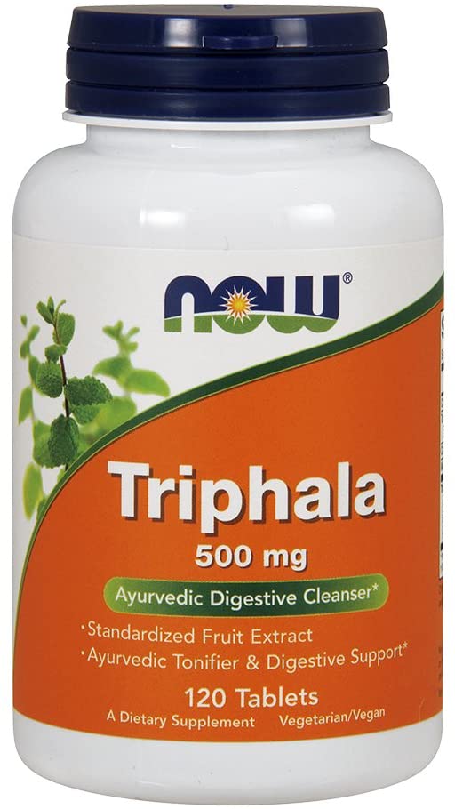 NOW Foods Triphala, 500 mg, 120 Tablets