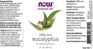 NOW Foods Essential Oils Eucalyptus, 1 fl oz
