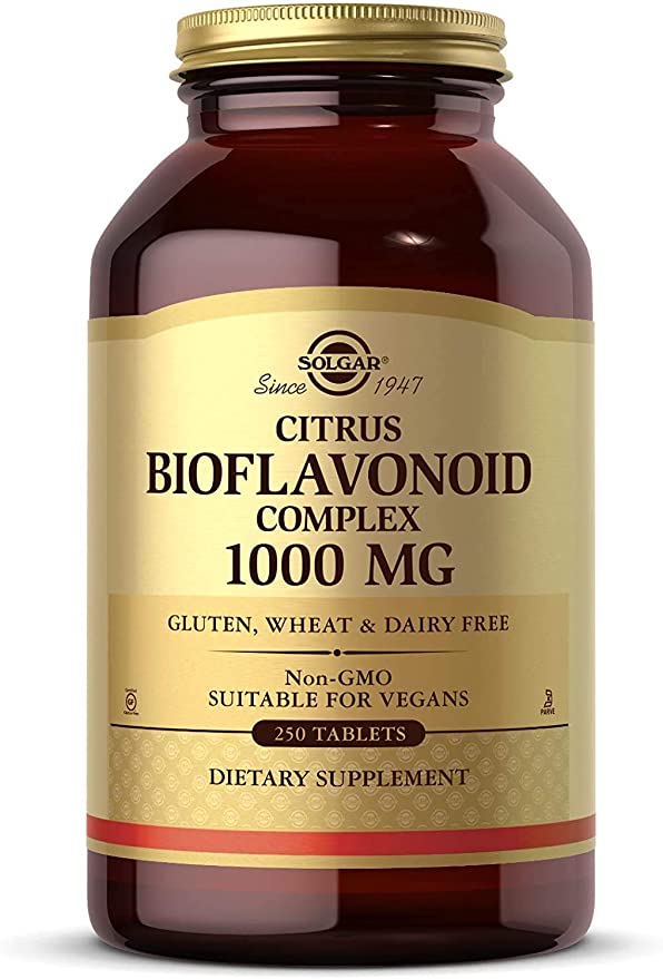Solgar Citrus Bioflavonoid Complex, 1000 mg, 250 Tablets