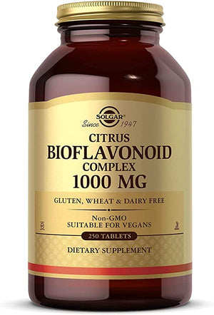 Solgar Citrus Bioflavonoid Complex, 1000 mg, 250 Tablets