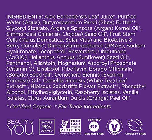 Andalou Naturals Age Defying Hyaluronic DMAE Lift & Firm Cream, 1.7 oz