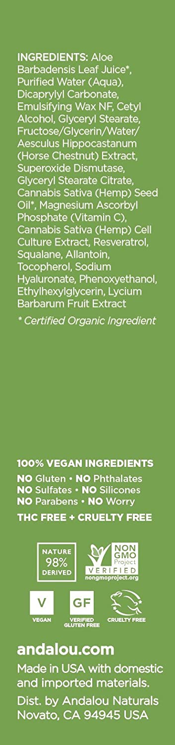 Andalou Naturals CannaCell® D.Puff Eye Cream, 0.6 fl oz