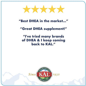 KAL DHEA, 10 mg, 60 Tablets