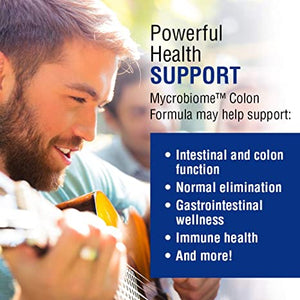 Solaray mycrobiome™ Probiotic Colon Formula Dietary Supplement, 30 VegCaps
