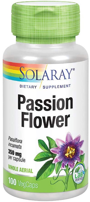 Solaray Passion Flower, 700 mg, 100 VegCaps