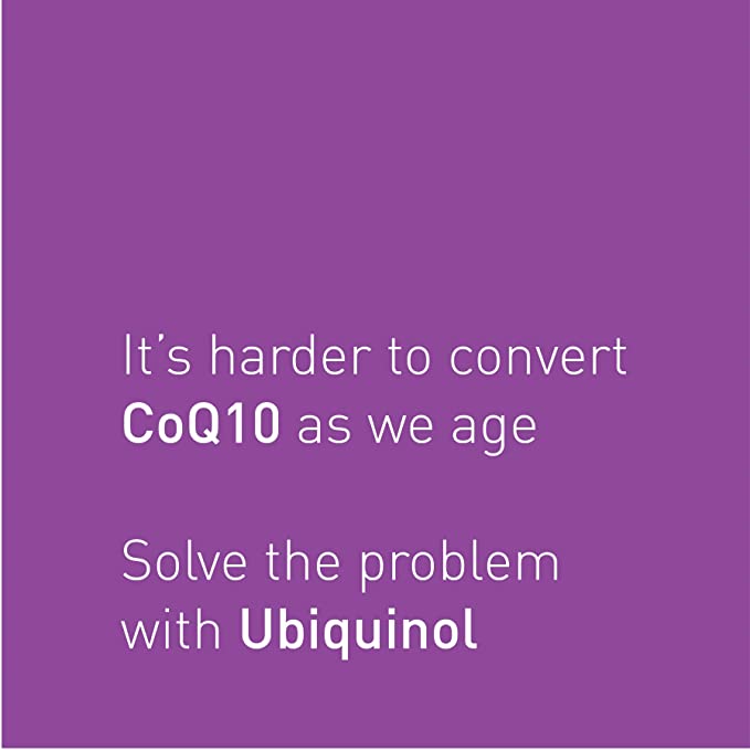 Natural Factors Ubiquinol Active CoQ10 100 mg, High-Absorption Coenzyme Q10 Supplement for Energy, Heart and Cognitive Support, 120 Softgels