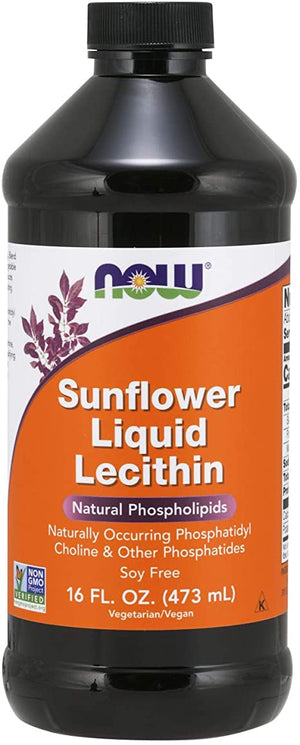 Now Foods Sunflower Liquid Lecithin, 16 Fl Oz