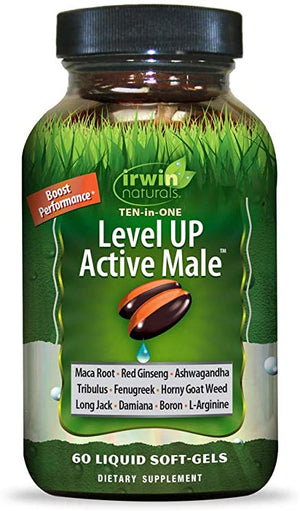 Irwin Naturals Level UP Active Male 60ct.