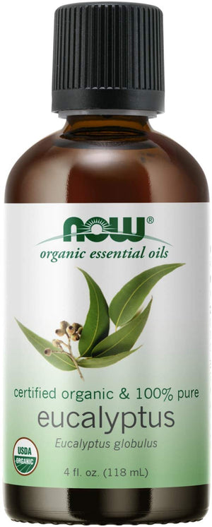 NOW Foods Organic Essential Oils Eucalyptus Oil, 4 fl oz