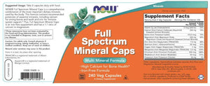 NOW Full Spectrum Mineral Caps, 240 Capsules