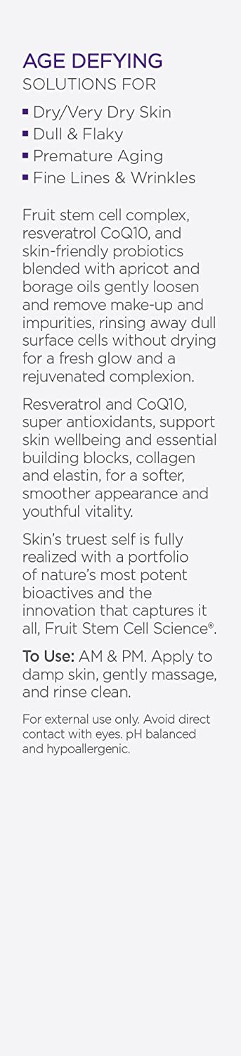 Andalou Naturals Age Defying Apricot Probiotic Cleansing Milk, 6 fl oz