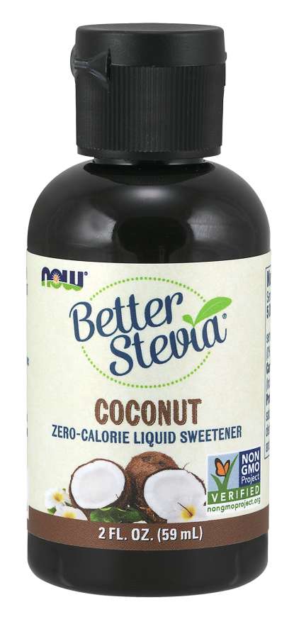 NOW Foods BetterStevia™ Liquid Sweetener Coconut, 2 fl oz