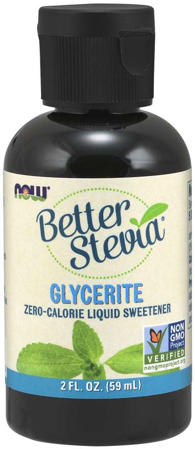 NOW BetterStevia™ Liquid Sweetener Glycerite, 2 fl oz