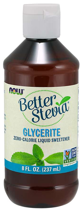 NOW Foods BetterStevia Glycerite Alcohol Free Liquid Extract, 8 fl oz