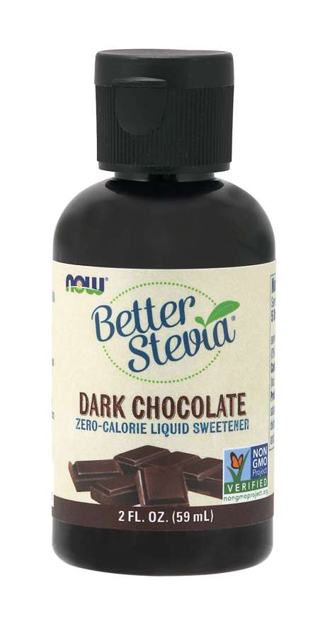 NOW Foods BetterStevia Liquid Sweetener Dark Chocolate, 2 fl oz