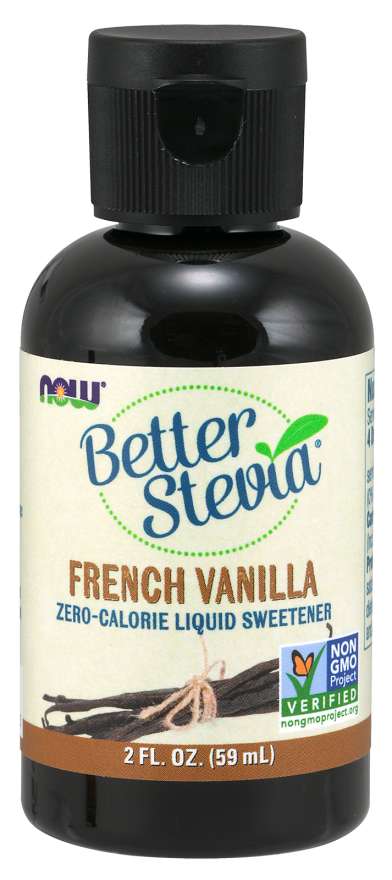 NOW Foods BetterStevia™ Liquid Sweetener French Vanilla, 2 fl oz