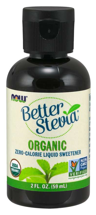 NOW Foods BetterStevia® Organic Liquid Sweetener, 2 fl oz