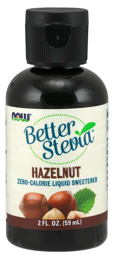 NOW Foods BetterStevia™ Liquid Sweetener Hazelnut, 2 fl oz