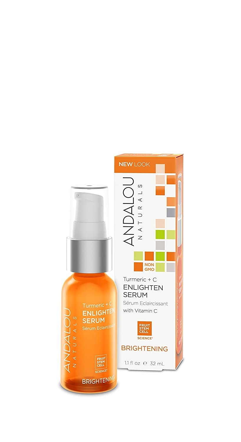 Andalou Naturals Brightening Turmeric + C Enlighten Serum, 1.1 fl oz