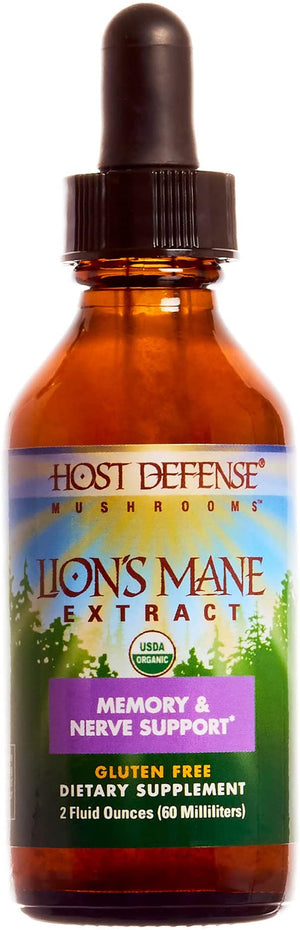 Host Defense Organic Mushrooms™ Lion's Mane Extract, 1 fl oz