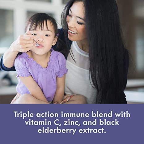 Nature’s Way Sambucus Elderberry Traditional Immune Syrup, Highly Concentrated Black Elderberry Extract, Traditional Immune Support*, Delicious Berry Flavored, 8 Fl Oz