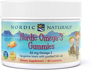 Nordic Naturals Omega 3 Tangerine Flavor 60 Gummies - Discount Nutrition Store