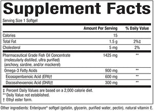 Natural Factors Ultra Strength RxOmega-3 Factors™, 900 mg, 150 Softgels