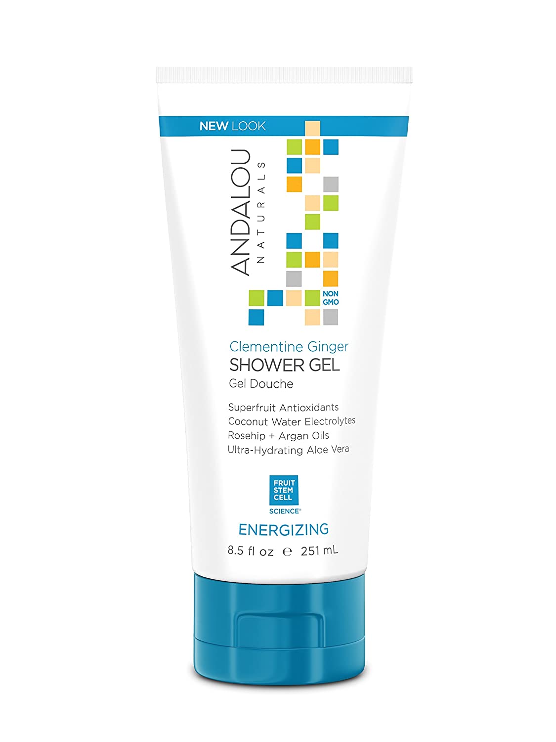 Andalou Naturals Body Energizing Shower Gel, Clementine Ginger - 8.5 Oz, 8.50 Oz