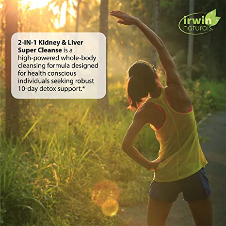 Irwin Naturals 2-In-1 Kidney & Liver Super Cleanse™, 60 Liquid Softgels