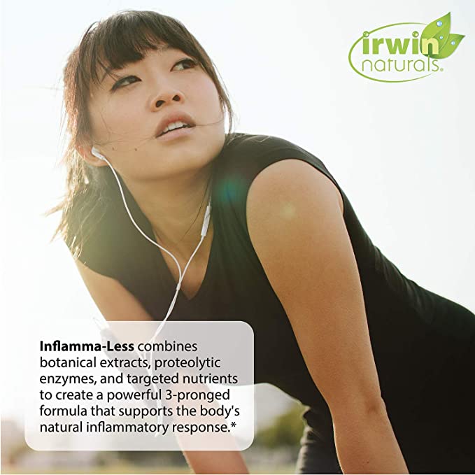 Irwin Naturals Inflamma-Less, Promotes Comfort, Mobility &amp; Flexibility, 80 Liquid Softgels