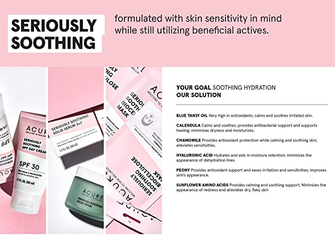 Acure Seriously Soothing Blue Tansy Night Oil, 1 fl oz