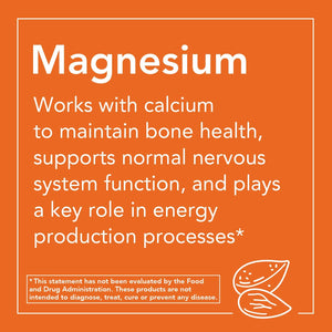 NOW Foods Magnesium Citrate, 200 mg, 250 Tablets