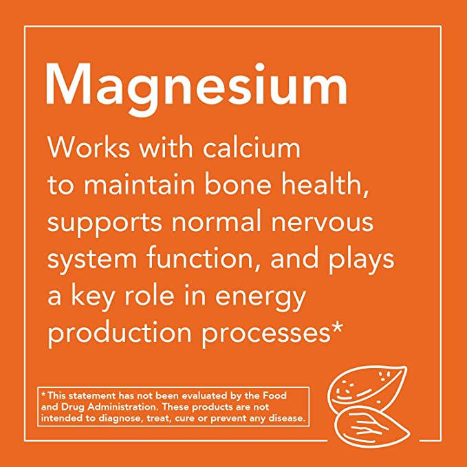 NOW Foods Magnesium Citrate, 180 Softgels