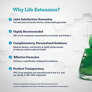 Life Extension Optimized Folate L-Methylfolate, 1700 mcg DFE, 100 Vegetarian Tablets