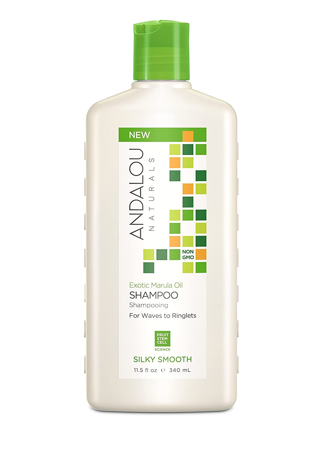 Andalou Naturals Silky Smooth Exotic Marula Oil Shampoo, 11.5 fl oz