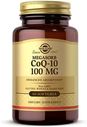 Solgar CoQ-10, 100 mg, 60 Softgels