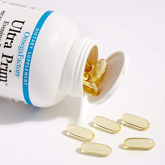 Omega Factors by Natural Factors, Ultra Prim Evening Primrose Oil, Promotes Women's and Immune Health with Omega-6 GLA, 240 softgels