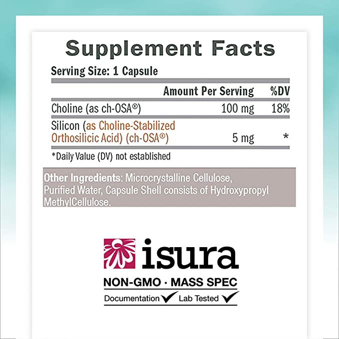 Natural Factors BioSil®, 120 Vegetarian Capsules