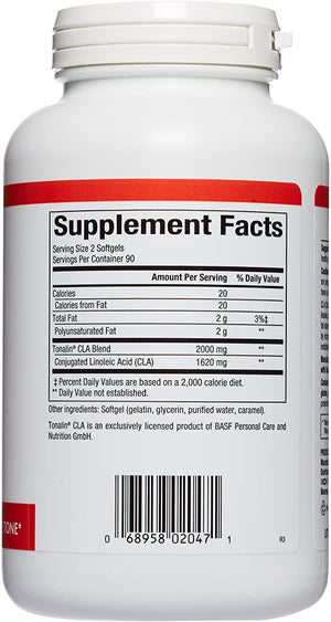 Natural Factors CLA Tonalin®, 1000 mg, 180 Softgels