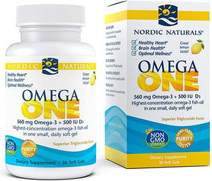 Nordic Naturals Omega ONE, 650 mg, 30 Softgels