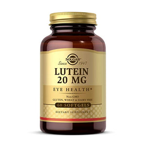 Solgar Lutein, 20 mg, 60 Softgels