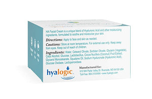 Hyalogic HA Facial Cream with Hyaluronic Acid, 2 fl oz (56.7 g)