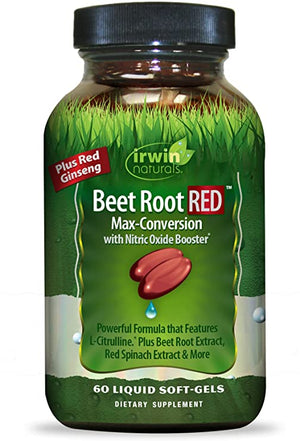 Irwin Naturals Beet Root RED™, 60 Liquid Softgels