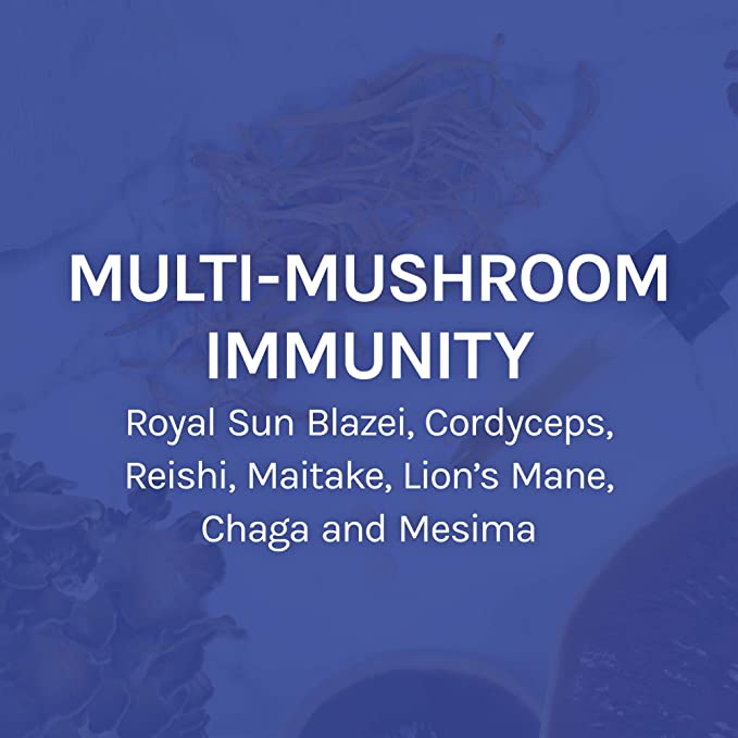 Host Defense Stamets 7 Extract - 7 Species Blend - Mushroom Supplement for Immune Support with Royal Sun Blazei, Cordyceps, Reishi, Maitake, Lion's Mane, Chaga & Mesima - 1 fl oz (30 Servings)